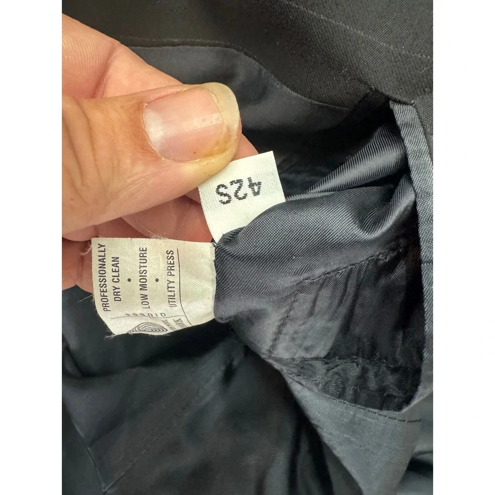 Burberry London Pinstripe Blazer Mens 42S Peter's Clothiers‎ Kansas City